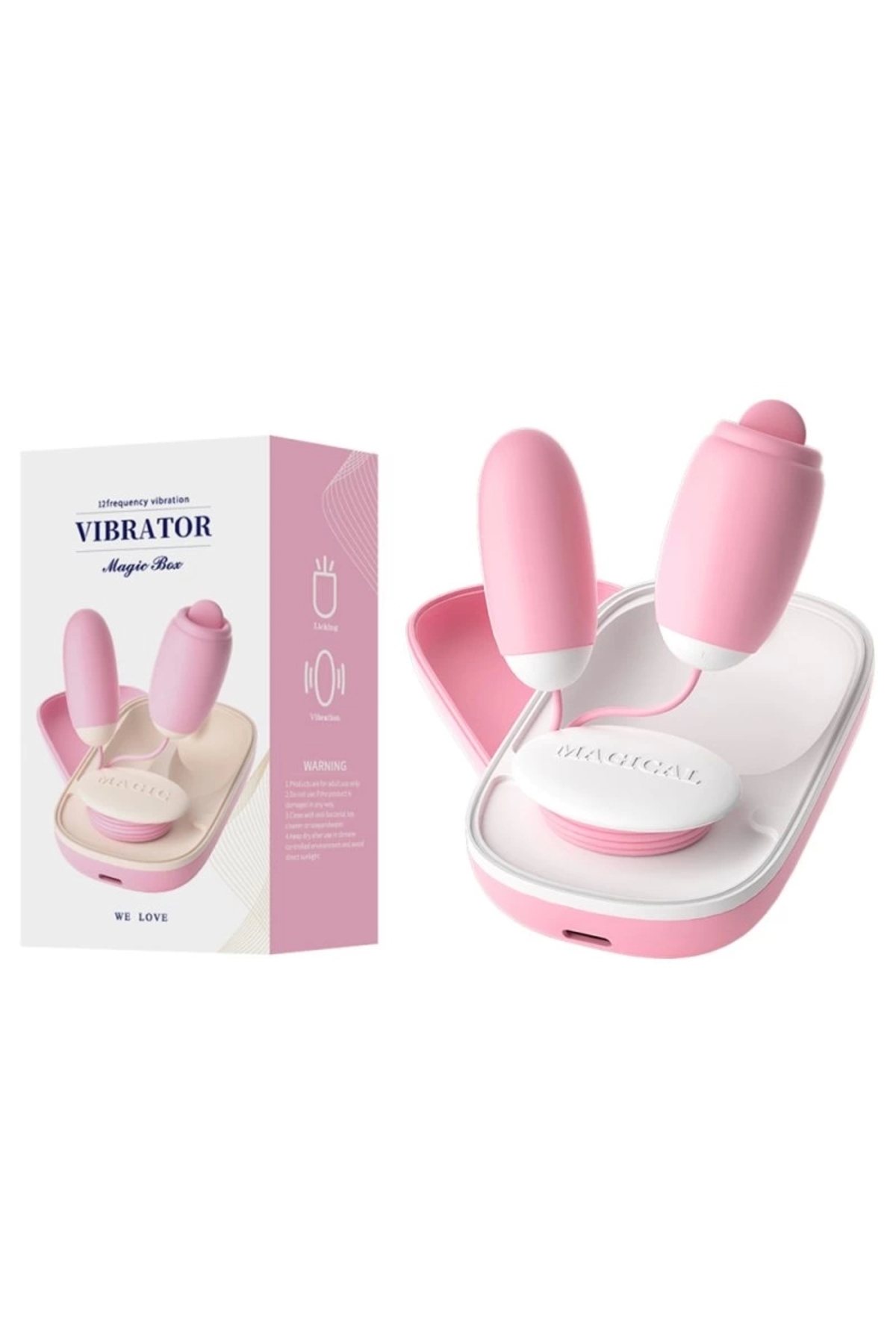 Uzaktan Kumandalı 12 Farklı Titreşim ve Dil Fonksiyonlu Vibratör