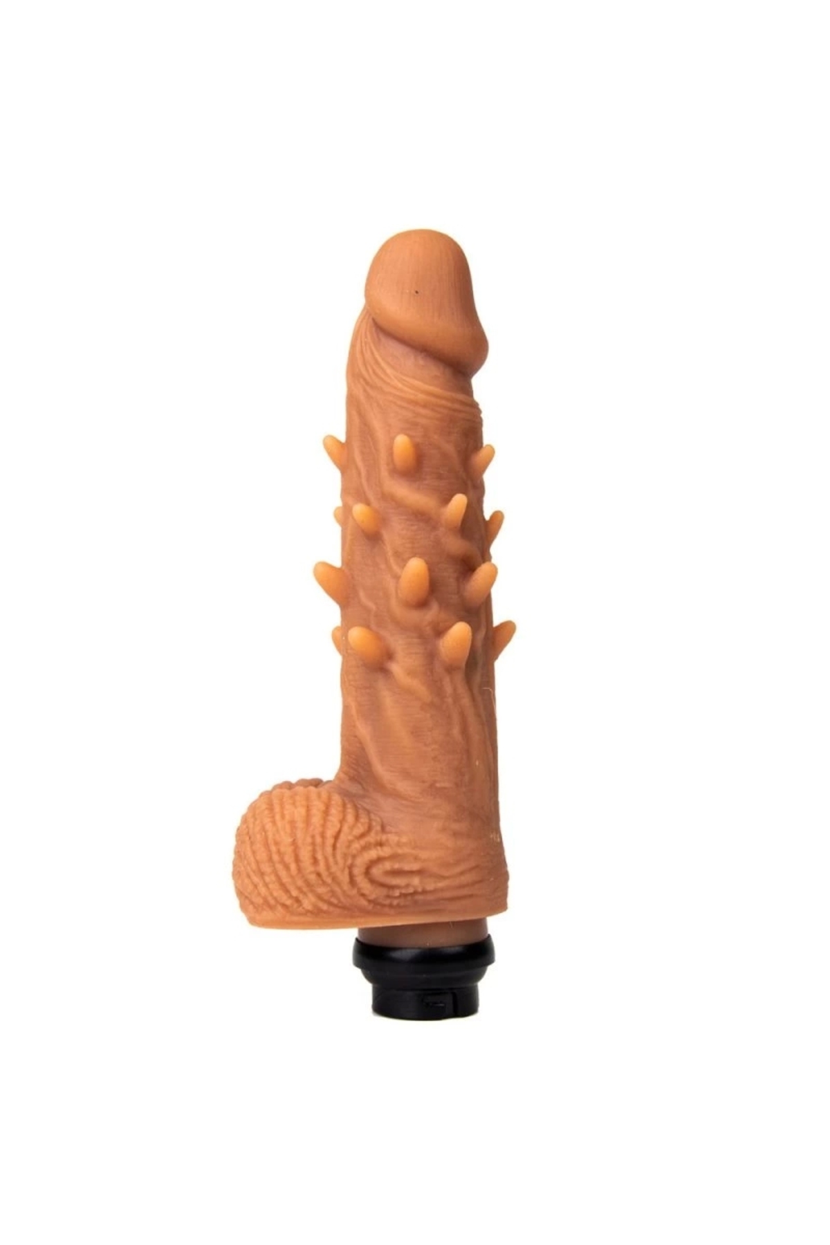 Realistik Titreşimli Tırtıklı Dildo Penis Vibratör