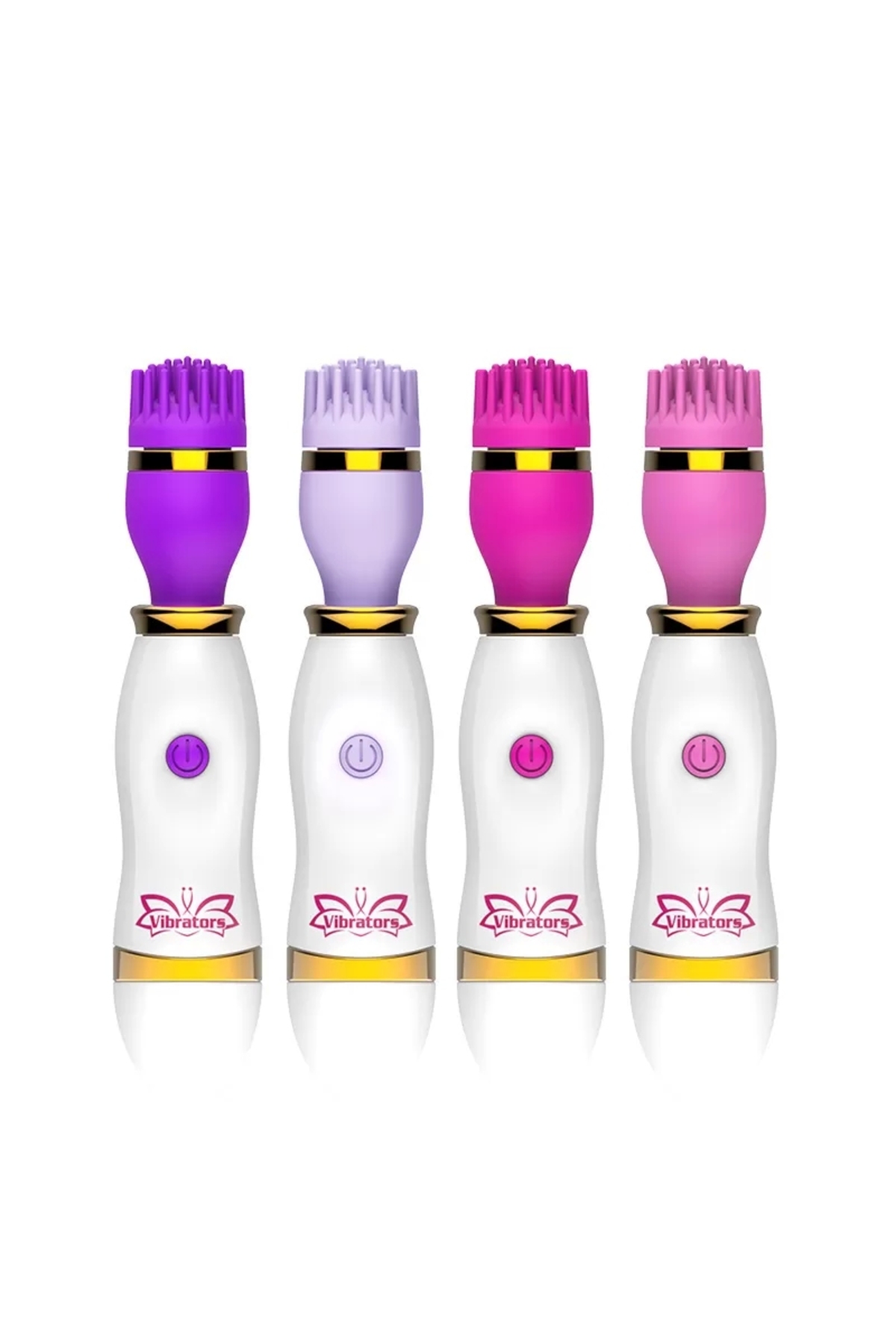 Magic Brush Klitoral Vibratör - 12 Farklı Titreşim Modu - Pilli - Açık Mor